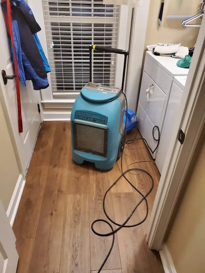 Commercial dehumidifier deployed for Flood Damage Cleanup in Rio Rancho