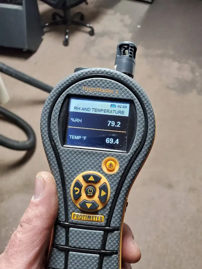 Moisture meter humidity assessment for Fire & Smoke Damage Restoration in Rio Rancho